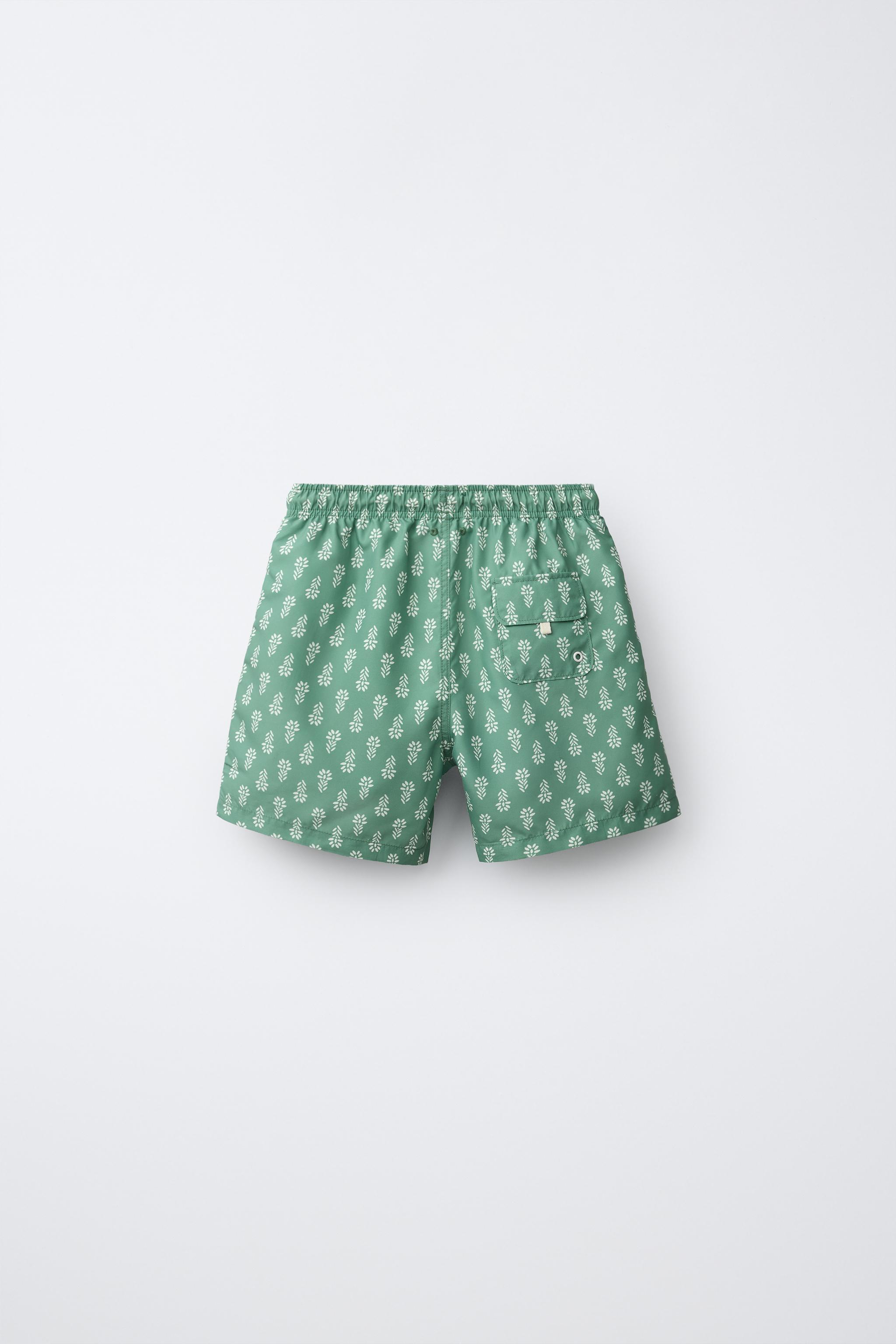 AGES 6-14 / PRINTED SWIM SHORTS